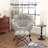 Lazy Chair With Ottoman, Modern Floral Chair With Folding Footrest, Lounge Accent Chair-62863540