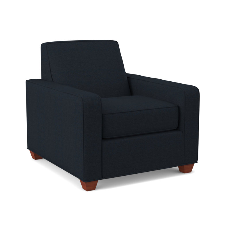 Avery Upholstered Armchair, BM Cherry, Antic Navy