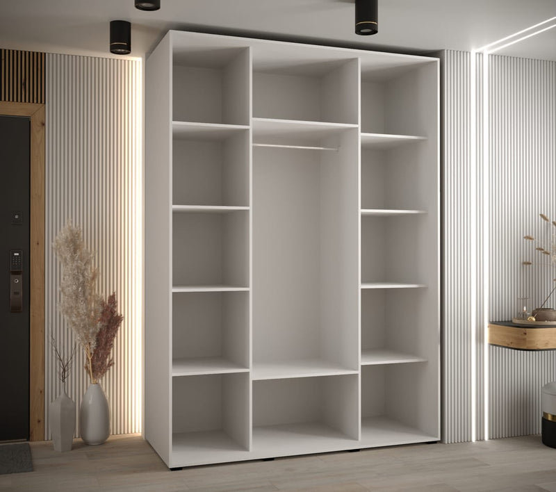 Cannes X 3 Door Steel Wardrobe