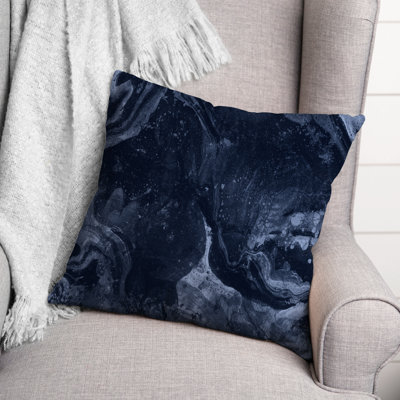 Marble Pattern Indoor/Outdoor Throw Pillow