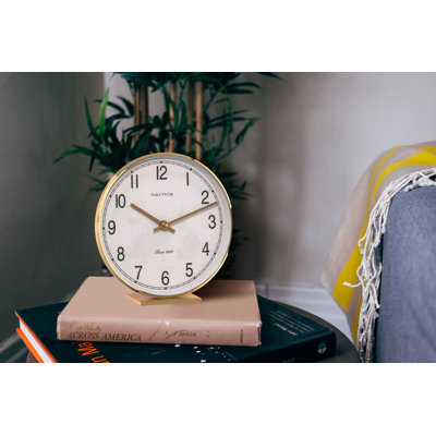 Metal Quartz movement / Crystal Tabletop Clock
