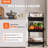 VEVOR 3-Tier Rolling Utility Cart with Drawer, Kitchen Cart with Lockable Wheels
