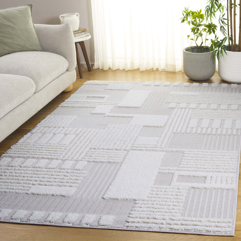 Geometric Shapes Area Rug, Rectangle 160 x 229 cm