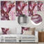 «Pink and Gold Marble River III», reproduction d'art murale abstraite en métal-1990606983