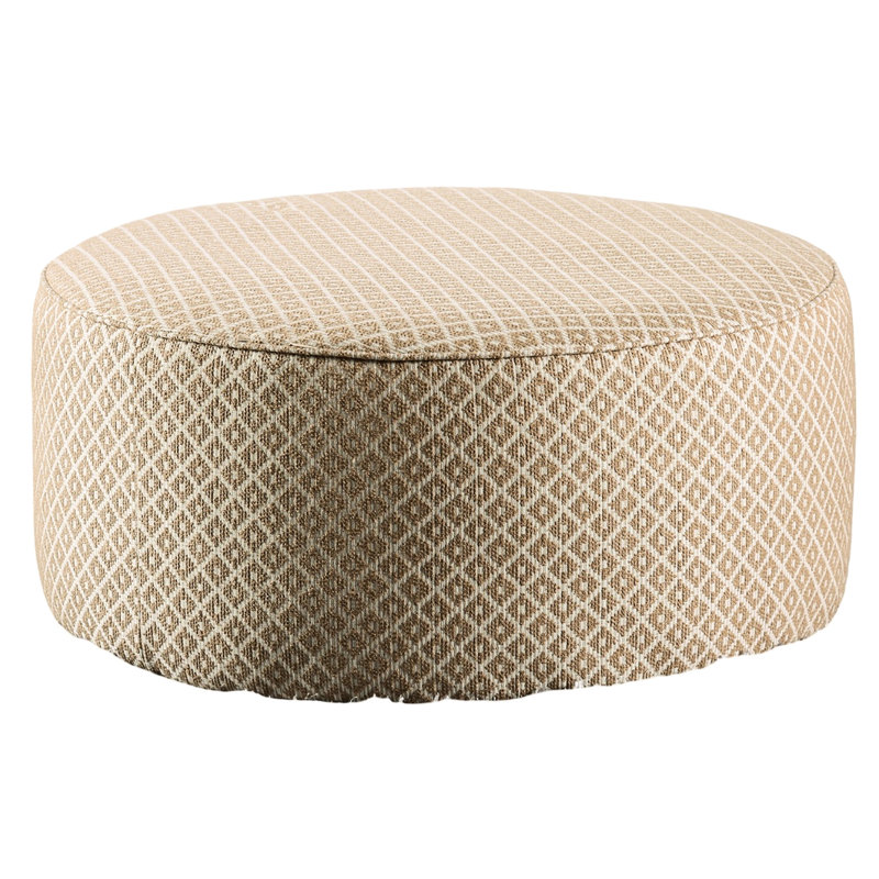 Lin transitionnel revêtu de lin doré et gris, 39 po x 18 po, intérieur en mousse, noyau en bois massif avec garniture, profondeur 18 po de hauteur
