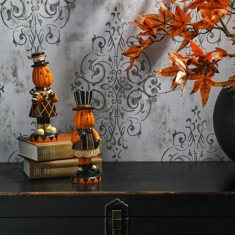 9" Resin Pumkin Men 