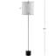 Lampe sur pied traditionnelle 60,5 po Bivens