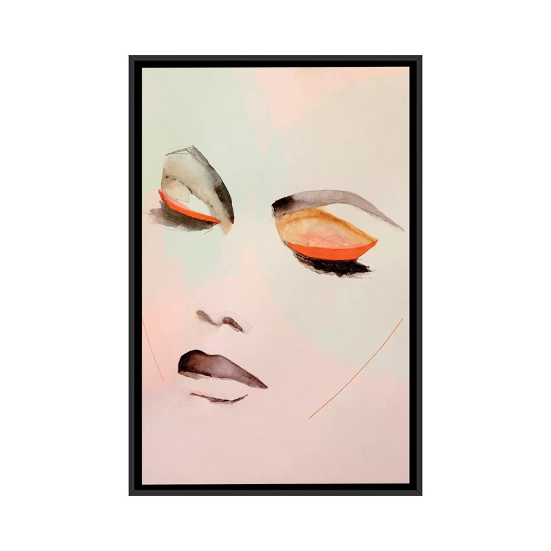 «Air», reproduction sur toile, H 26 po x l 18 po x P 1,5 po, Toile avec cadre flottant noir, Pas de tapis