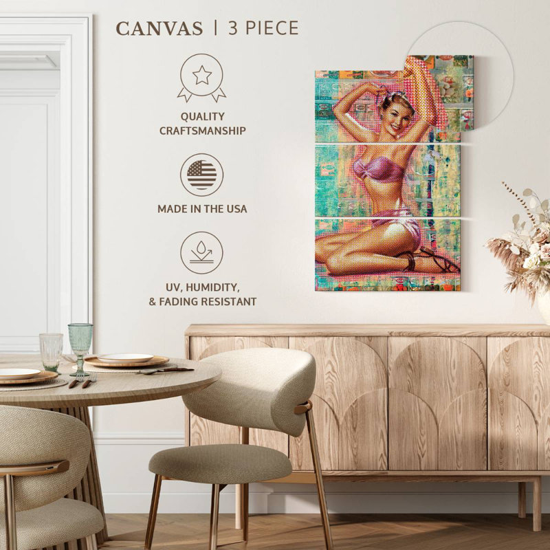 Navette de pin-up I, H 50 po x l 32 po