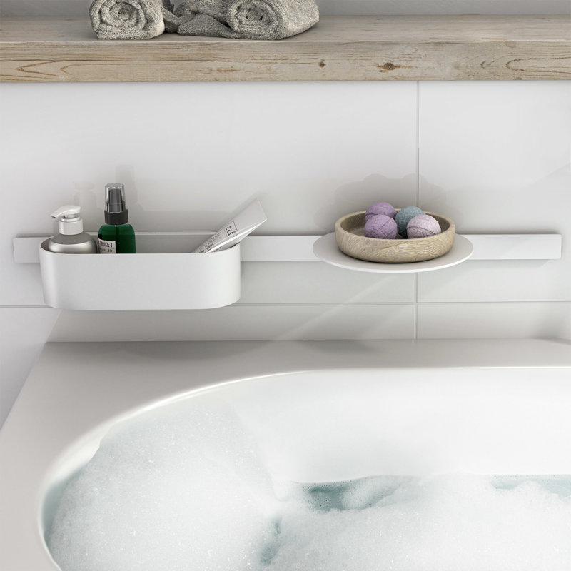 Wallstoris hansgrohe Storage Basket- Deep, Matte White