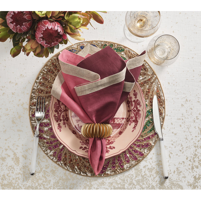 Demilune Napkin Ring In Gold