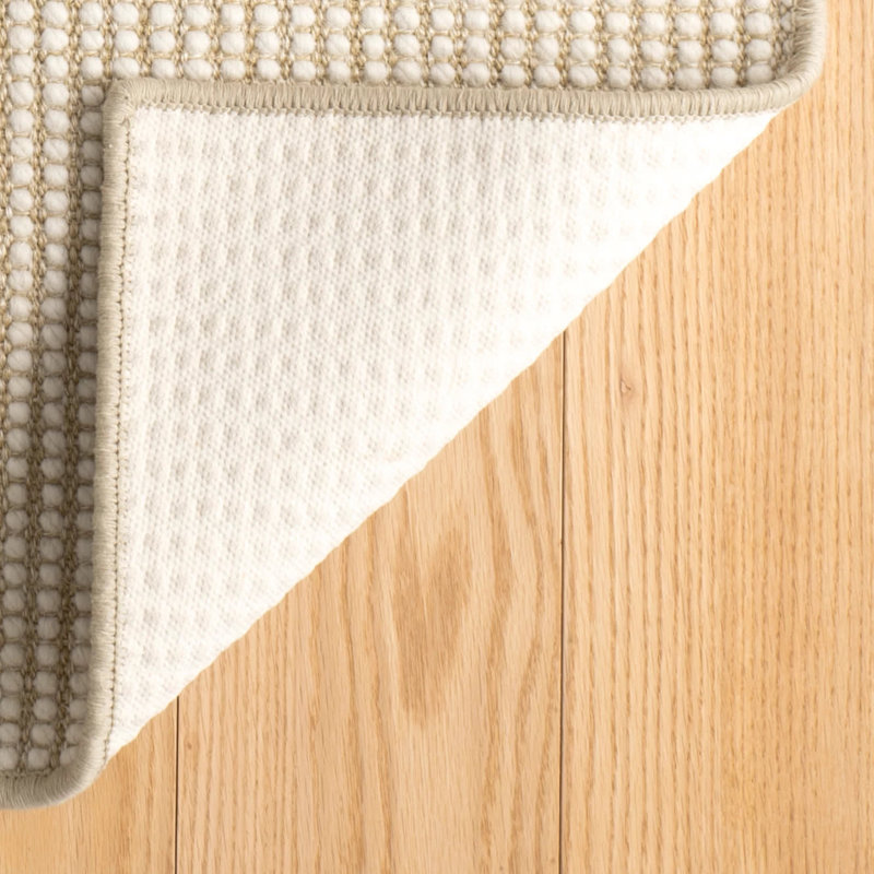Pixel Woven Sisal/Wool Rug, Rectangle 3' x 5', Ivory/Wheat