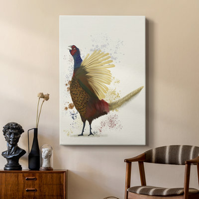 Pheasant Splash 8 - Cavas de galerie sur mesure