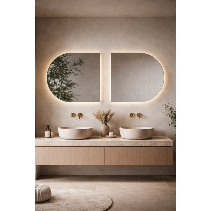 Infinity Rectangle Metal Mirror