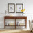 Coastal Solid Wood Double Hall Console Table-1963556831