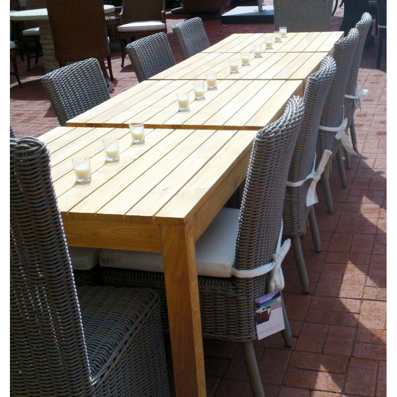 Table de salle à manger en bois massif Eger