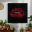 Toile tendue Glam Kiss I-Premium Gallery - prête à être accrochée