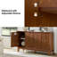 Buffet Mid-Century avec tablettes réglables Brightbill