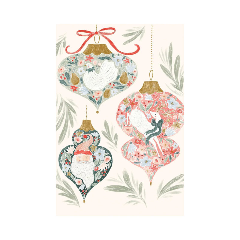 Ornements multicolores - reproduction d'art mural - toile tendue