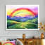 Rainbow Over The Hills In USA - art mural arc-en-ciel-264857554-264857577
