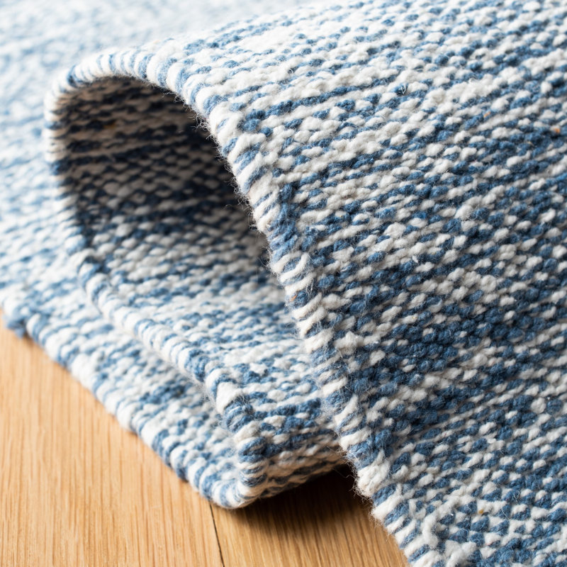 Mohnton Hand Woven Cotton Solid Color Rug, Rectangle 3' x 5'