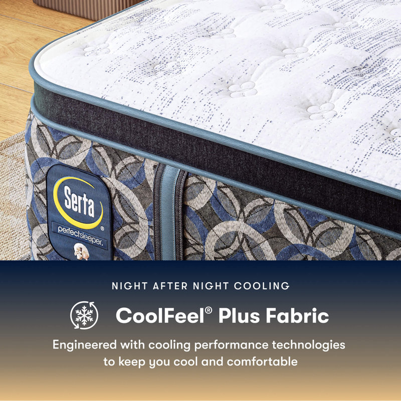 Matelas ferme à plateau-coussin 14,5 po Perfect Sleeper Garden Escape, Grand lit