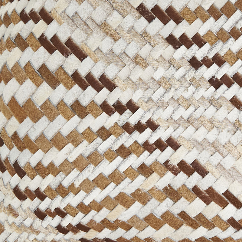 Coussin en cuir naturel, Sans insert de coussin