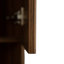Armoire de salle de bain murale rayée Tobi de 26 po avec portes, tablette et compartiment de rangement ouvert au-dessus de la toilette pour la salle de bain, la cuisine et la salle de lavage-2126505510