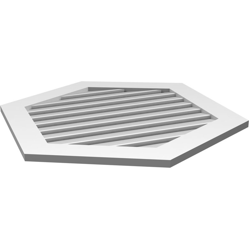 Pente verticale verticale en uréthane 6 pi, 36" H x 32" W x 1" D