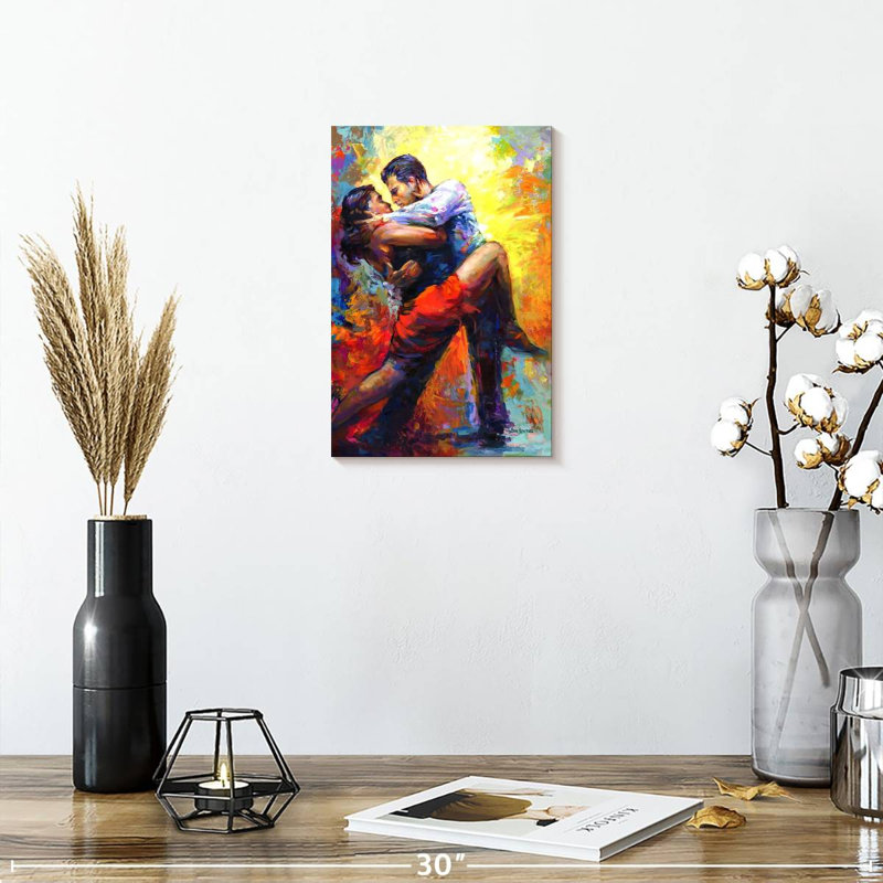 Tango Fire, 12" H x 8" W