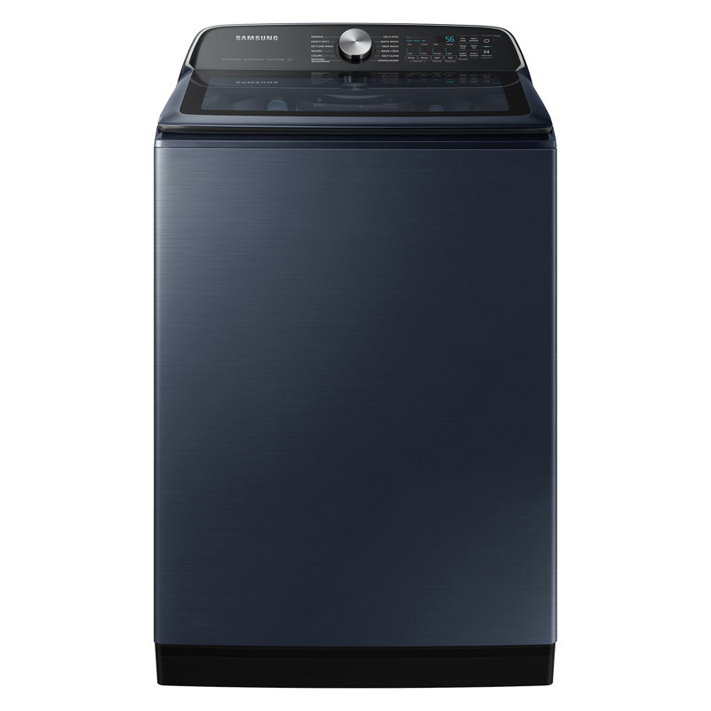 Samsung 5.4 cu. ft. Smart Top Load Washer with Pet Care Solution and Super Speed Wash, Brushed Navy