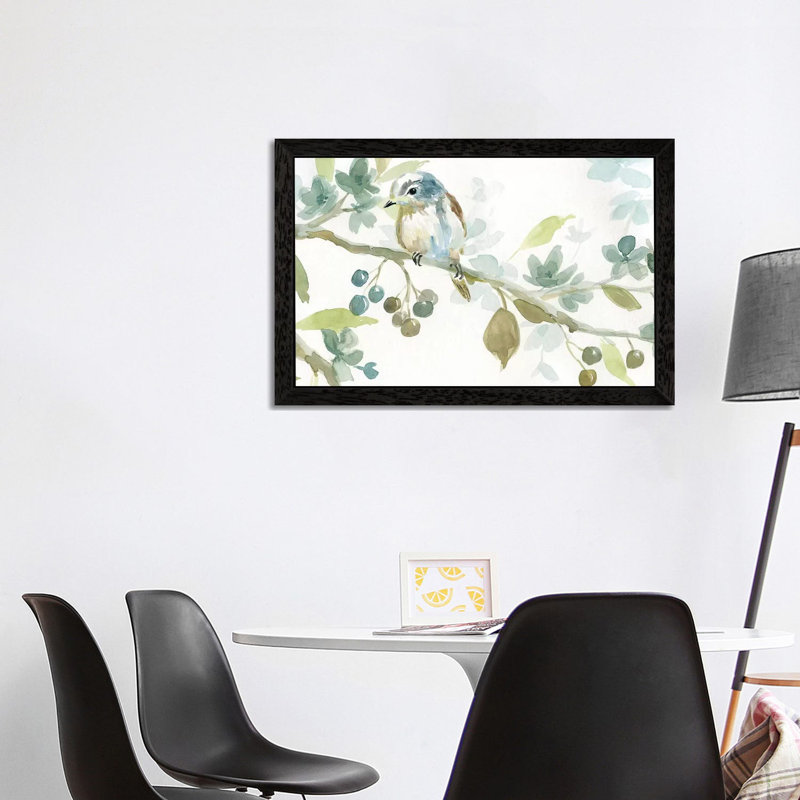 Beginning Of Spring II by Carol Robinson - Painting on Canvas, 101.6 cm H x 66.04 cm W, Black Framed