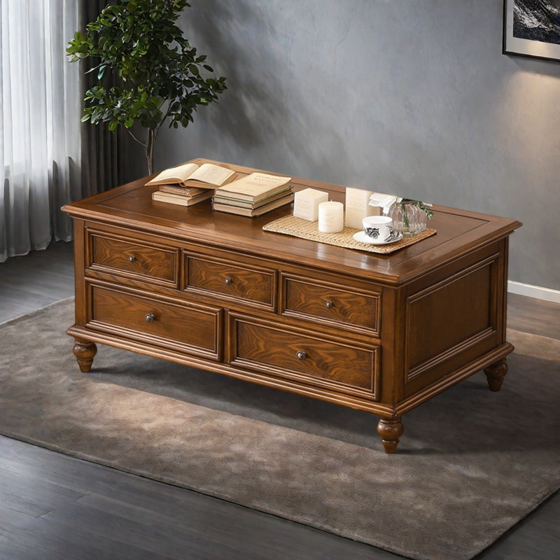 American simple coffee table, 19.9" H x 43.3" L x 23.6" W