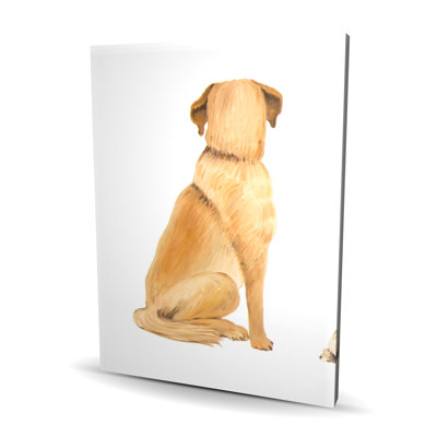 Man's Best Friend Back View - Canvas Art for Home Decor