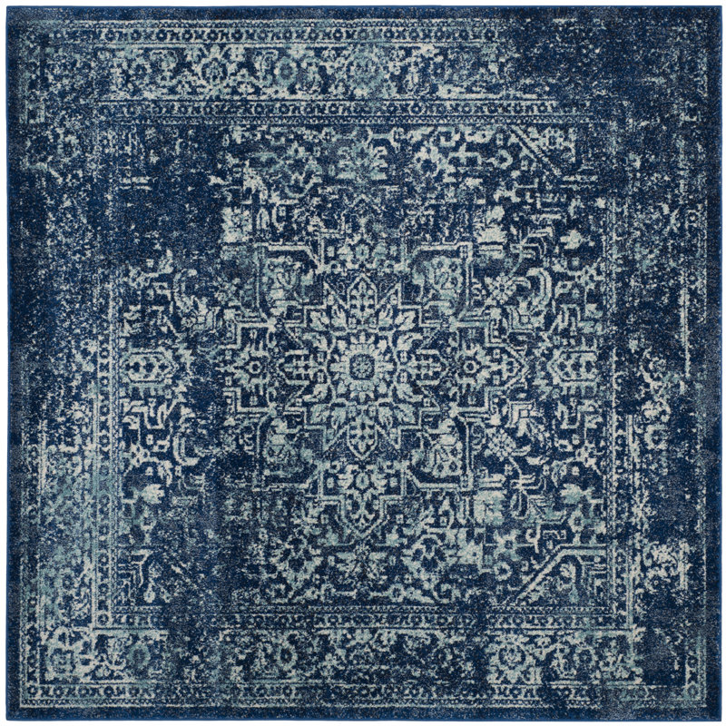 Tapis oriental Guidi, Carré de 3 pi