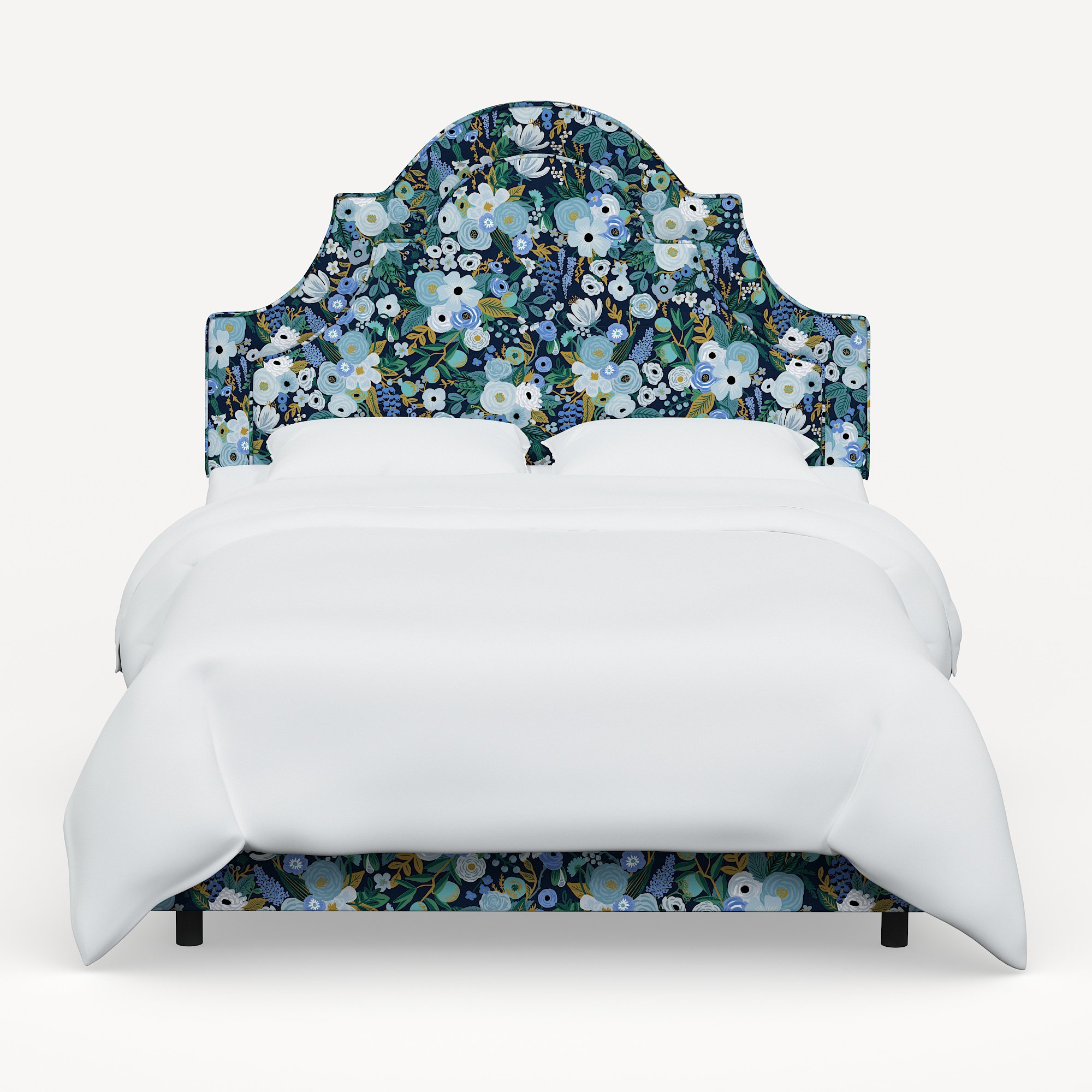 Rifle Paper Co. x Cloth & Company Marion Bed, Rpc Garden Party Blue Linen, California King