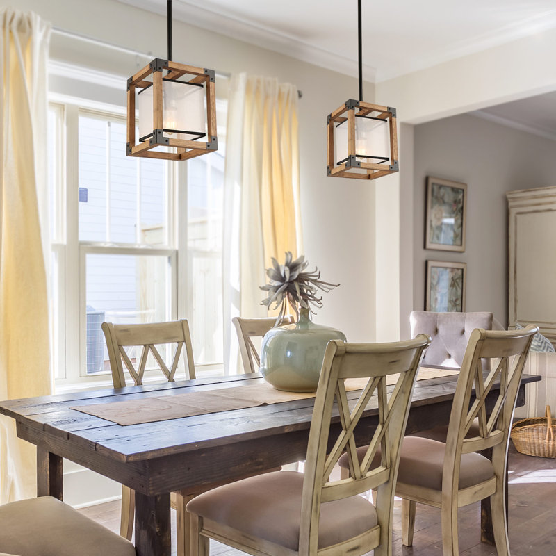 Luminaire suspendu de style campagnard 1 lumière Hanalei