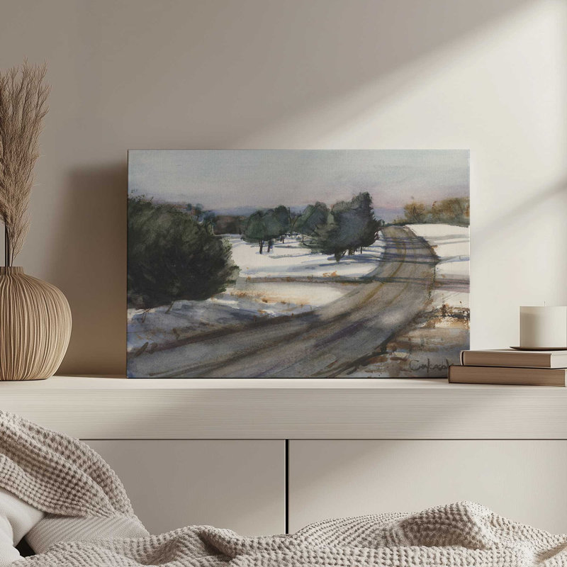 «Late Day Shadows» par Stephen Calcasola, reproduction d'art sur toile, H 36 po x l 48 po