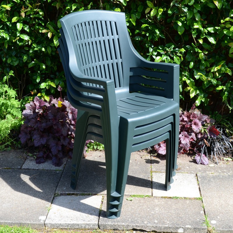 Stack Garden Chair, Green