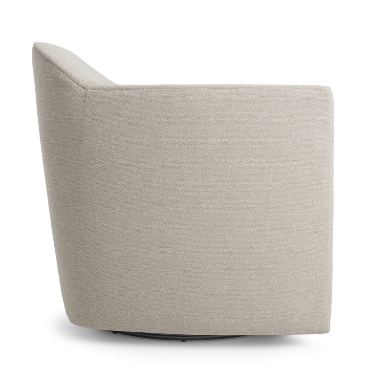 About Face Swivel Armchair, Sanford Natural Linen