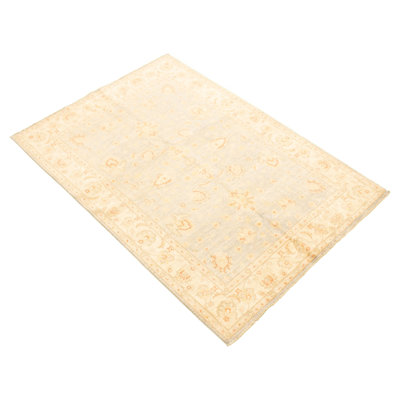 Tapis de zone en laine 18 pi 3 po x 8 pi 10 po noué la 1980 one-of-kind- "à la main 1980 ushak Boyter