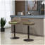 Ensemble de 2 tabourets de bar modernes pivotants avec repose-pieds réglables pour cuisine et salle à manger-1591143328