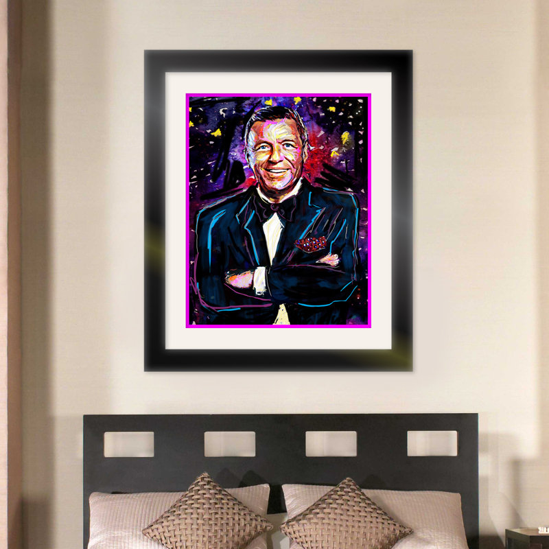 Frank Sinatra, impression d'art mural de qualité photo, H 30 po x l 20 po x P 0,1 po