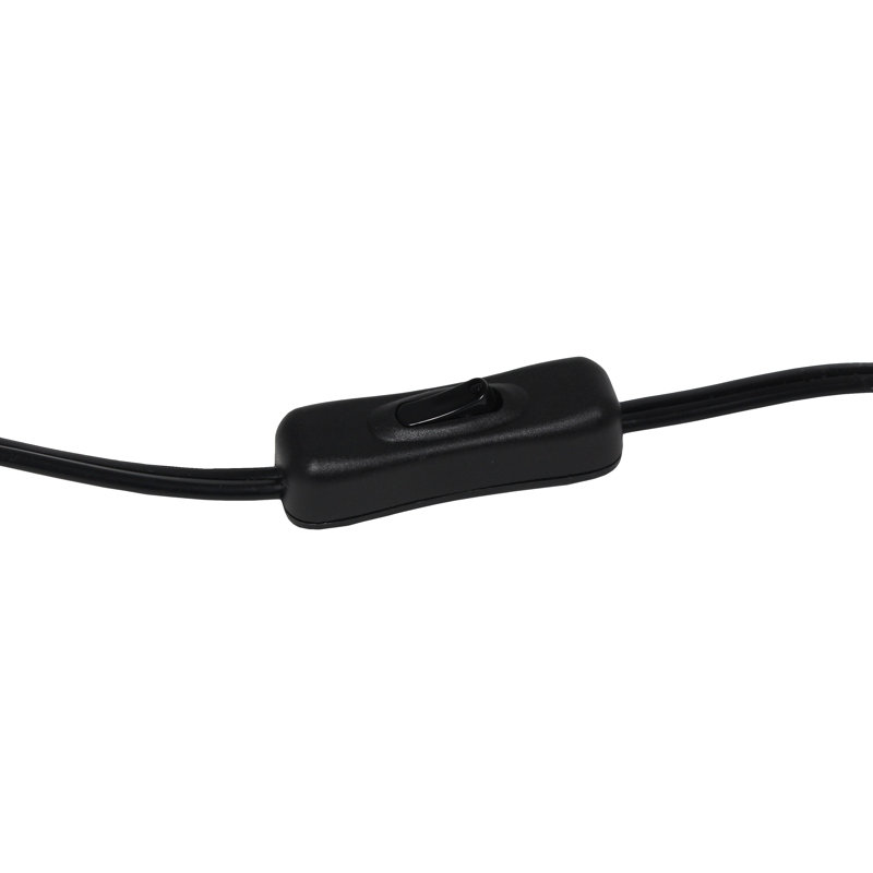 Lampe de bureau courbée Atticus, laiton, 51 cm (20 po) de hauteur, Laiton antique, Noir