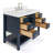 Magnolia 43" Single Bathroom Vanity Set-1228860238