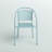 Chanea Curved Back Steel Patio Arm Chair-1554227617