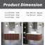 36" Bathroom Wall-Mounted Vanity With Sink-1062012457