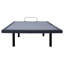 Base de lit simple très longue réglable, gris et noir, télécommande sans fil avec positions préréglées, zéro gravité, antisnore, télécommande de massage, préréglage par gravité, deux moteurs