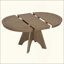 Table de salle à manger extensible vintage pour 4-6, table de cuisine rustique de 42 à 58 pouces avec finition patinée et pieds croisés robustes-644858378