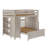Haner Kids Full Over Full Bunk Bed with Drawers-61050092